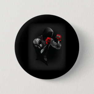 Boxing 7 2 inch round button