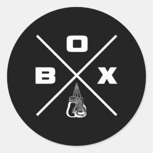 Boxing Apparel - Boxer Boxing Classic Round Sticker