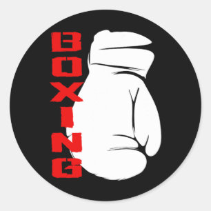 Boxing Apparel - Boxing Training Classic Round Sticker