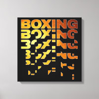 Boxing Boxer Graphic Word Art