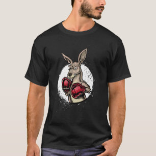 Boxing Boxer Kangaroo Humour Sport Kangaroo Funny T-Shirt