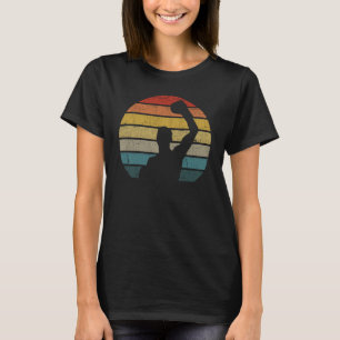 Boxing Boxer Silhouette On A Distressed Retro Suns T-Shirt