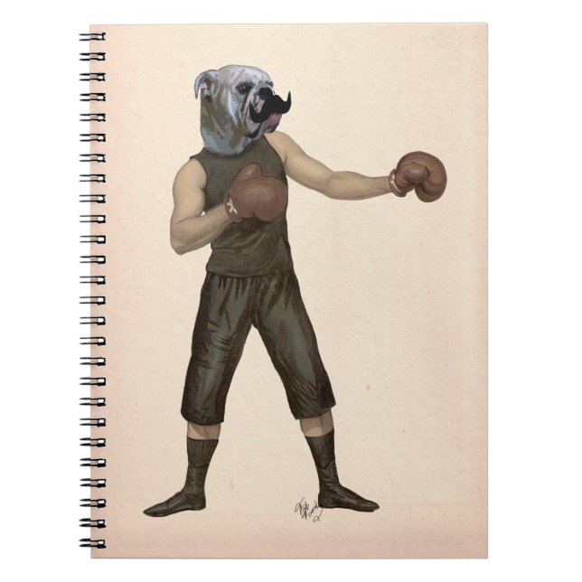 Boxing Bulldog Full 2 Notebook (Front)