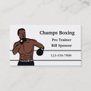 Boxing Business Card