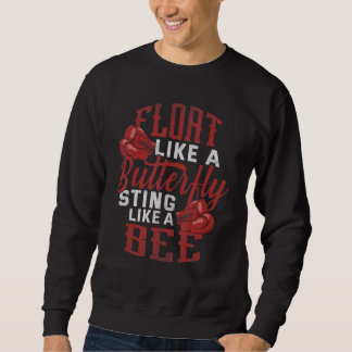 Boxing Canvas Sparring Match Coach 12 Sweatshirt
