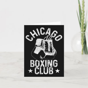 Boxing Chicago Vintage Boxing Club Boxer Card