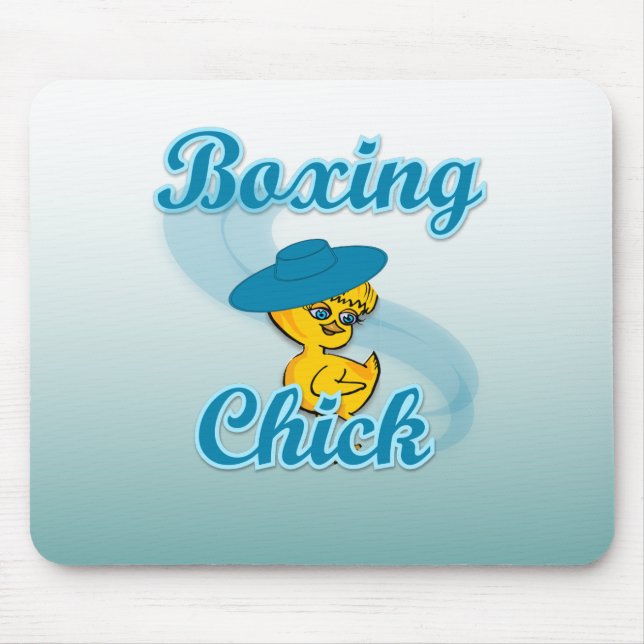 Boxing Chick #3 Mouse Pad (Front)