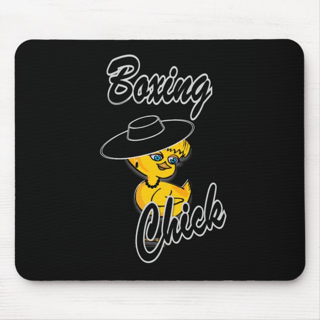 Boxing Chick #4 Mouse Pad (Front)