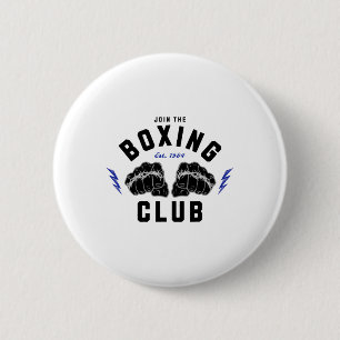 Boxing Club1  2 Inch Round Button