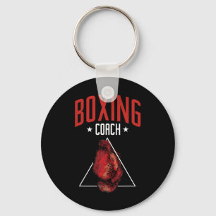 Boxing Coach Boxing Gloves Trainer Boxer Keychain