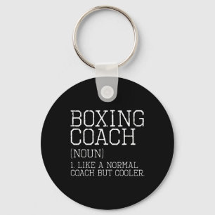 Boxing Coach Funny Sports Definition Trainer Gift Keychain
