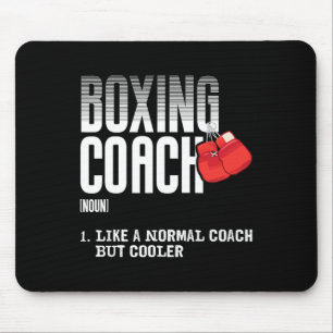 Boxing Coach Funny Sports Definition Trainers Mouse Pad