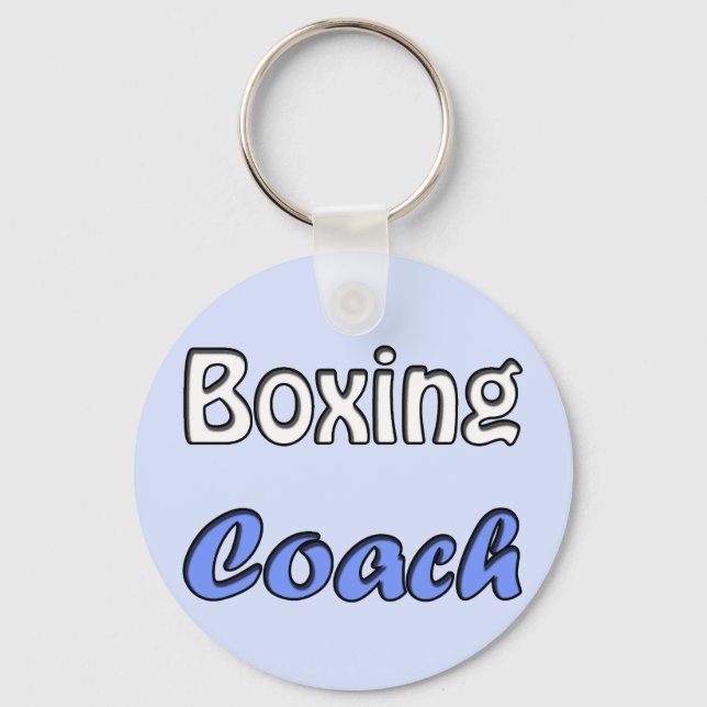 Boxing Coach Keychain (Front)