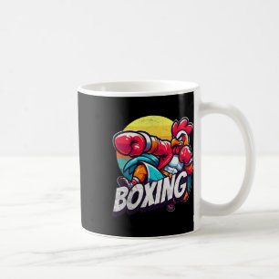 Boxing Cool Chicken Roosters Funny Chicken Who Lov Coffee Mug