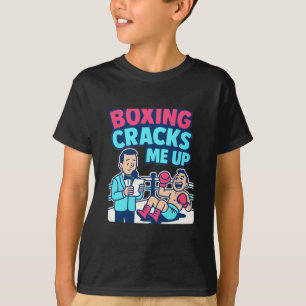 Boxing Cracks Me Up Martial Arts Humour Graphic T-Shirt