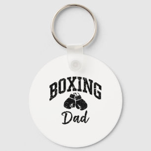 Boxing Dad Athlete Enthusiast Sporty Cool Keychain