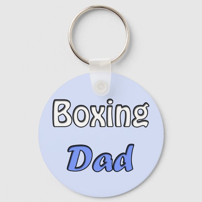 Boxing Dad Keychain (Front)