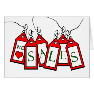 Boxing Day Card from Couple, We Love Sales