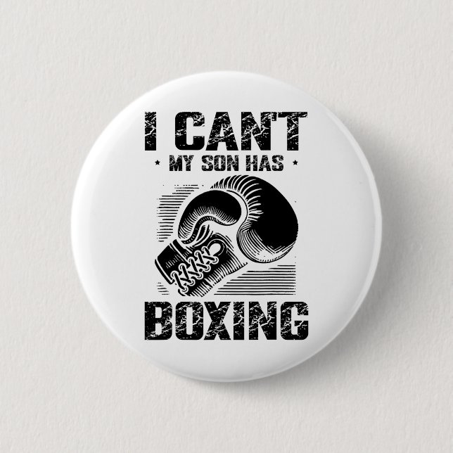 Boxing Day Love Boxing Training Coach Fighter 4  2 Inch Round Button (Front)