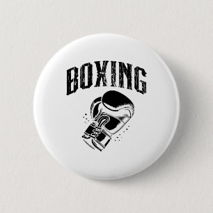 Boxing Day Love Boxing Training Coach Fighter 6 2 Inch Round Button