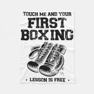 Boxing Day Love Boxing Training Coach Fighter 7 Fleece Blanket