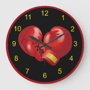 Boxing Design Wall Clock