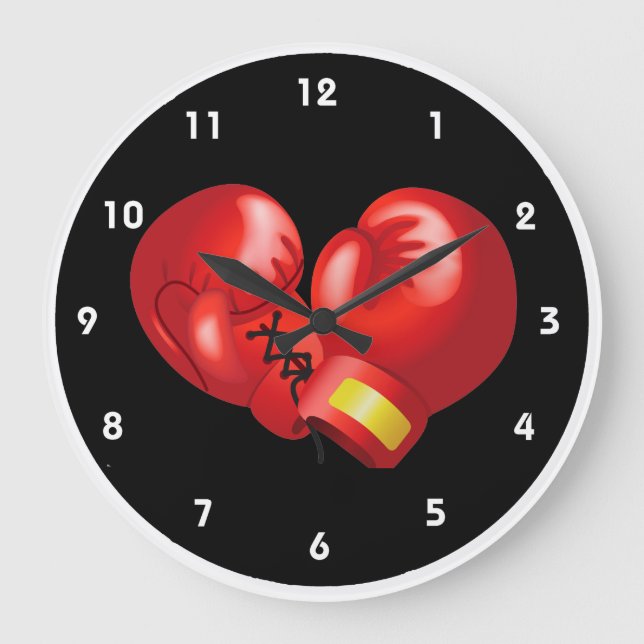 Boxing Design Wall Clock (Front)