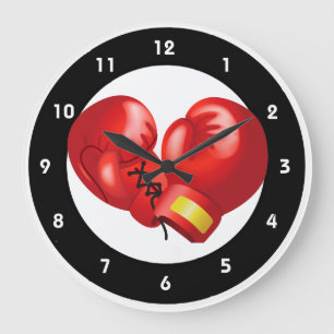 Boxing Design Wall Clock