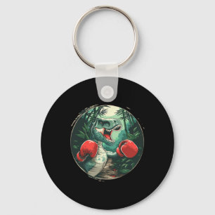 Boxing Dinosaur Boxer Dino Kickboxing T-rex Boxing Keychain