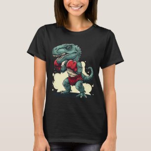 Boxing Dinosaur Boxer Dino Kickboxing T-rex Boxing T-Shirt
