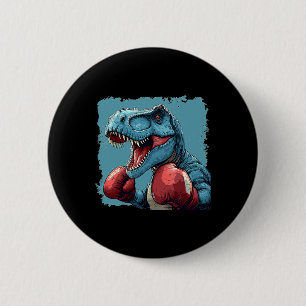 Boxing Dinosaur Costume For Sport Boxer Lovers  2 Inch Round Button
