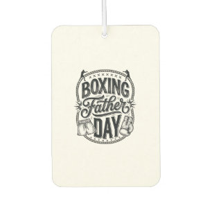 Boxing Father Day Vintage Engraving Shirt Design_1 Air Freshener