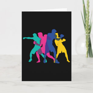 Boxing Fight Mma Kickboxing Fighter Boxer Knockout Card