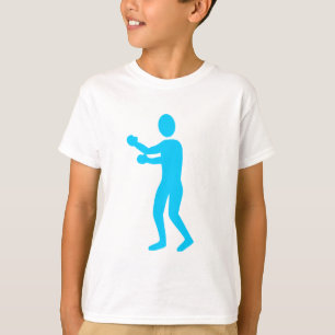 Boxing Figure - Sky Blue T-Shirt