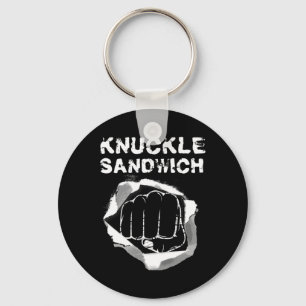 Boxing Fist Punch Knuckle Sandwich Boxer Fighter Keychain