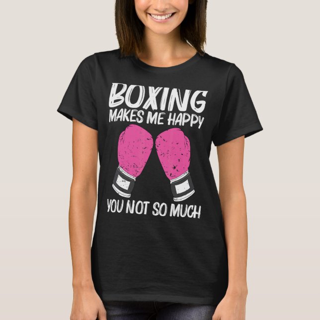 Boxing For Men Women Boxer Sparring Match T-Shirt (Front)