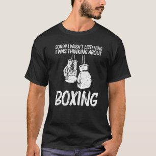 Boxing For Men Women Kickboxing Coach Boxer Gloves T-Shirt