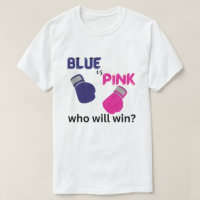 boxing gender reveal blue vs pink funny 
