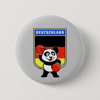 Boxing Germany Panda 2 Inch Round Button