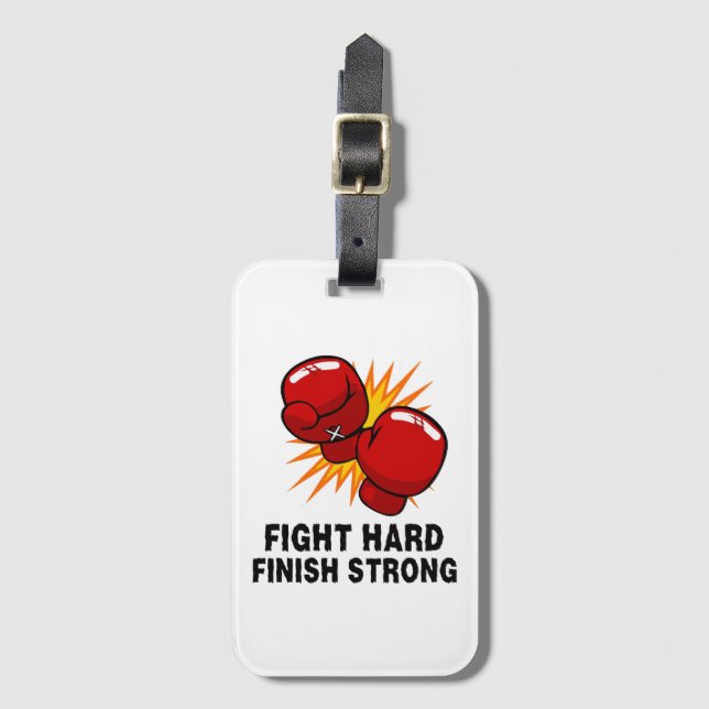 Boxing-gift  luggage tag (Front Vertical)