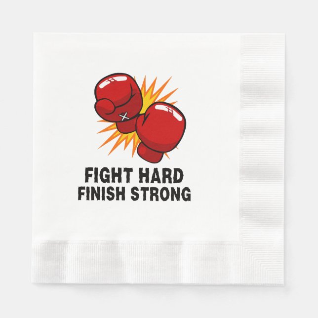 Boxing-gift  napkin (Front)