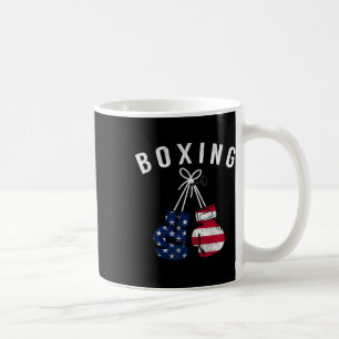 Boxing Gifts For Him Dad Men Box Gloves American F Coffee Mug