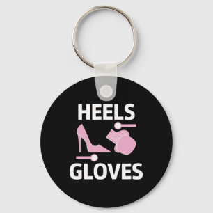 Boxing Girl Boxer Female Coach Combat Sport Traine Keychain