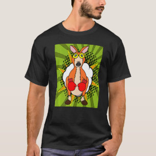 Boxing Glove Boxing Kangaroo Fighting Mood T-Shirt