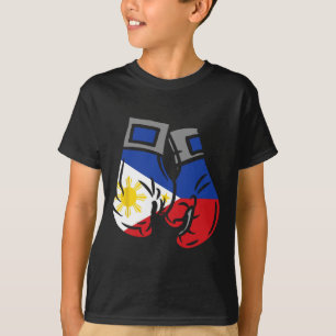 Boxing Glove With The Flag Of Philippines  T-Shirt
