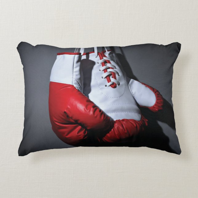 Boxing gloves  accent pillow (Front)