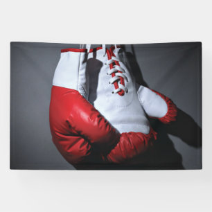 Boxing gloves banner