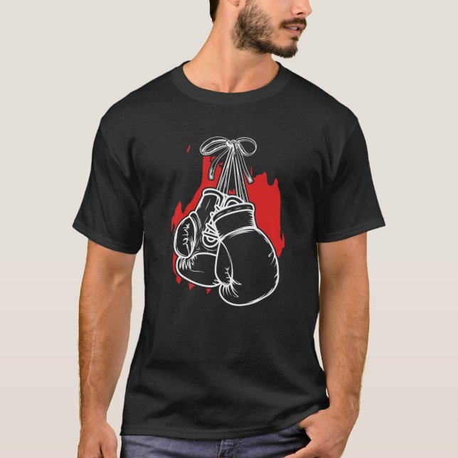 Boxing Gloves Boxer T-Shirt (Front)