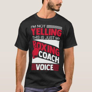 Boxing Gloves Coach Kickboxing MMA Workout Boxing  T-Shirt