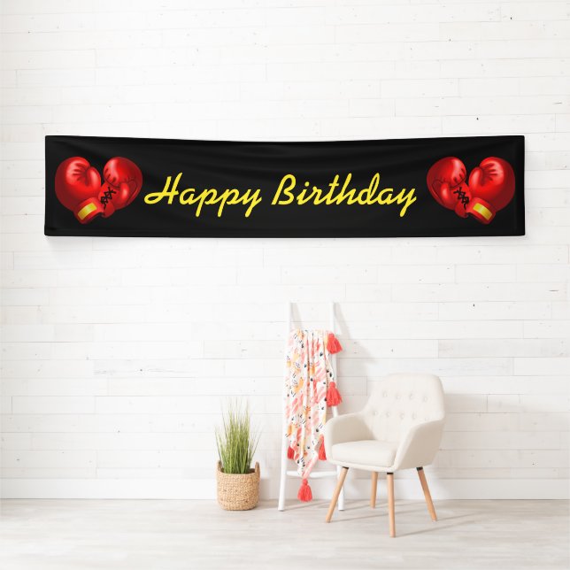 Boxing Gloves Design  Banner (Insitu)